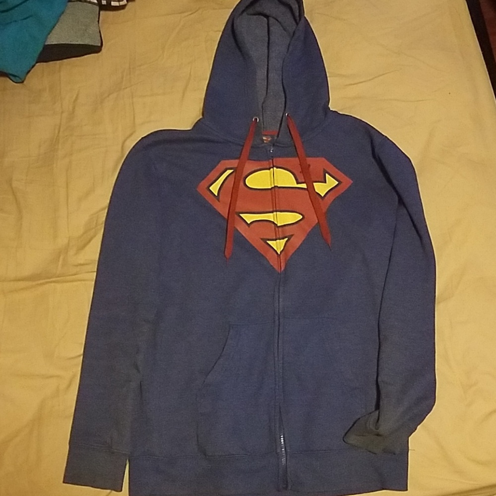 Superman zipper hoodie